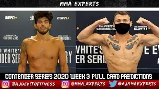Contender Series 2020 Week 3 Full Card Predictions & Preview
