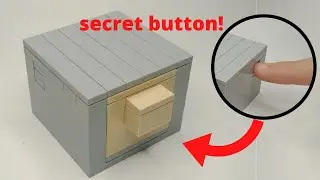 LEGO Safe with SECRET BUTTON! NO TECHNIC - easy to build