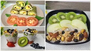 ¿Tienes Quinoa, Espinacas o Chía? 3 Opciones ¡DESAYUNOS SALUBLES! Diabetes- HTA- Bajar de peso. 🍃😋
