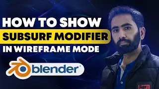 How to show the Subsurf Modifier in wireframe mode |