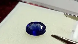 ZAFIRO AZUL OVAL MADAGASCAR 0 92 CTS
