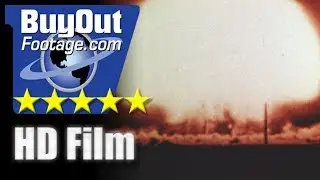 Nuclear Testing and Atomic Bomb Explosions 1950s - Clip 18 Night Fireball