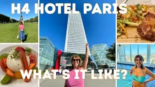 НОВЫЙ ОТЕЛЬ H4 WYNDHAM PARIS PLEYEL RESORT В ПАРИЖЕ, ФРАНЦИЯ: ПОЛНЫЙ ТУР ПО ОТЕЛЮ И ВНУТРЕННИЙ ВЗ...