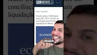 Vorcaro is exposed, and that's a danger to the system!