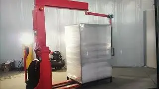 Forklift Pallet Wrapping Machine#packagingautomation #wrappingmachine #palletwrapper #wrappingmachin