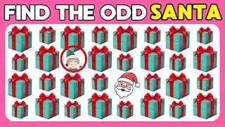 Find The Odd One Out Christmas!🎄✨ Emoji Quiz Challenge