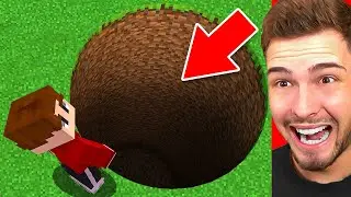 I'M BLOWING THE DEEPEST HOLE IN MINECRAFT!