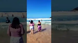 Swimming at Manly Beach Sydney