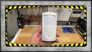 NAPCO motion detector battery change.