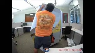 Timelapse Vinyl Wrap | BrightLine Luggage Cart