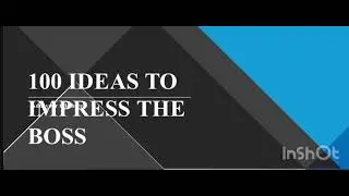 100 IDEAS TO IMPRESS BOSS IN OFFICE #strategy #viral #video #success