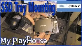 Монтаж SSD в 3,5-дюймовый лоток стоечного сервера IBM - 452