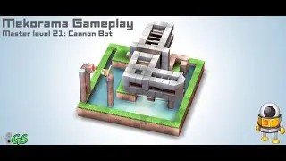 Mekorama Master | Level 21 | Cannon Bot | Puzzle Game | Gameplay Walkthrough