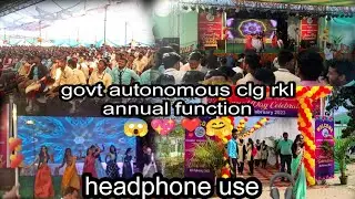 ANNUAL DAY CELEBRATION 2023🥰 || GOVT AUTO CLG ROURKELA🏫 //full masti awesome  program 🤟#viral#video