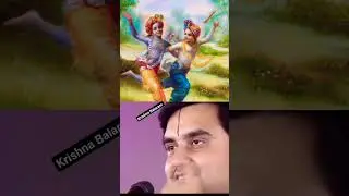Krishna Balaram Leela 🤗 by #indreshji #krishna #balkatha #bhaktipath #radheradhe