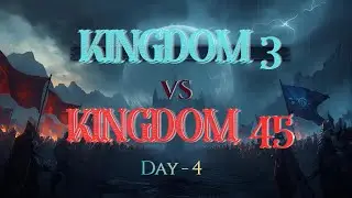 K3 VS K45 KvK Day4 Biggest Battle of kingshot game#kingshotgames #strategymind #clashroyale #games