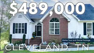 House for Sale Near Me in Cleveland, TN Residential Real Estate: 113 Alecia Lane #dronefootage