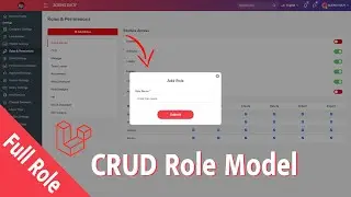 Full code CRUD Role Name in Laravel 8 | HR System Management