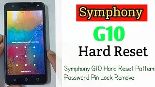 How To Symphony G10 Hard Reset Pattern Password Pin Lock Remove(Uzzol Technology)