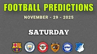 FOOTBALL PREDICTIONS TODAY 29 NOVEMBER 2025 | PREMIER LEAGUE PREDICTIONS | LALIGA | SERIE A | GoalIQ