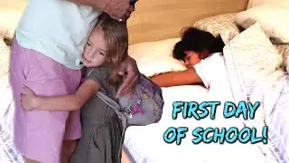 GET READY WITH ME FIRST DAY OF SCHOOL 2018 | Large Family of 6 Kids