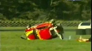 Jonathan Webb flips Porsche at Teretonga 2005