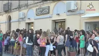 Catanzaro, Morra e Farnesi testimonial di un'ottica a Lido