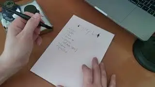 ASMR | writing with a fountain pen (beginner) | left-handed | no talking