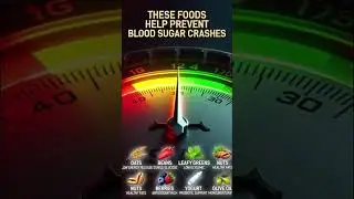 These Foods Help Prevent Blood Sugar Crashes #health #science #shorts