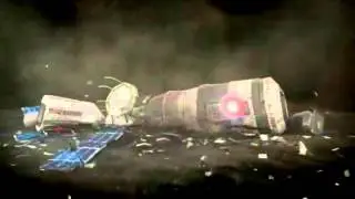 Space ship crash in my house