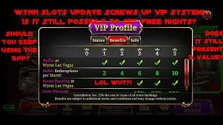 Wynn Slots App Update Messes Up VIP System! Can You Still Get Free Nights? Time to Uninstall?