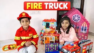 Fire Truck Rescue Mission for Kids | Bachchon Ka Fun Play | Aish Zeeshu Fun 🎉