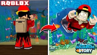 ROBLOX AQUARIUM STORY....... THERE'S A SHARK!!!