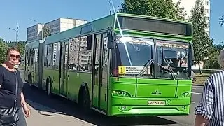 Автобус №1 (Могилёв) Энергоремонт - Улица Фатина МАЗ 105 