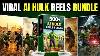 Viral AI Hulk Reels Bundle 😲 | Hulk Video Kaise Banaye | 🤑 Hulk Cartoon Video Kaise Banaye