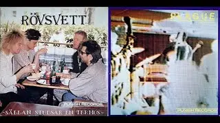 R&Ouml;VSVETT  -  PLAGUE split LP    Swedish/American punk 1988