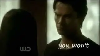The Vampire Diaries- Damon and Elena - Can't face the dark 