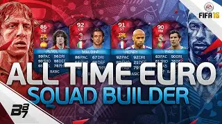 ALL TIME BEST EUROS XI SQUAD BUILDER! w/ HENRY | FIFA 16 Ultimate Team