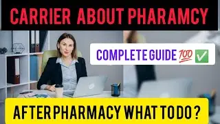 Career After Pharmacy|Best career for pharmacy people|Fresher Pharmacy students#tamil #jobs #pharma