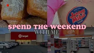 weekend vlog| shopping | viral Tiktok sandwich | Christmas shopping |