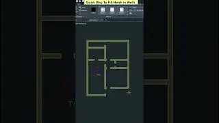 Быстрый способ заполнить штриховку в AutoCAD #shorts #autocad