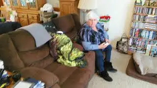 Joyce flying her new drone Broadream S9