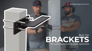 Save Money and Time with Our Bolt-On Brackets for Automatic Swing Gate Operators | No Welding Needed