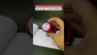 Preink Stamp Making , How Make Customize Stamp, Rubber Stamp Selfink Stamp #stampmaker #stampmaking