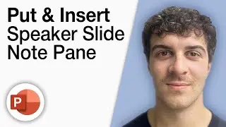 Powerpoint 2016 - How To Put and Insert Speaker Slide Note Pane [2025 Full Guide]