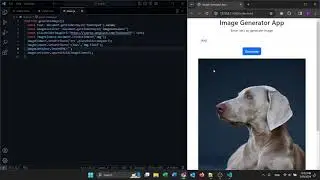 ASMR Programming - JavaScript Image Generator App  - No Talking