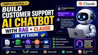 RAG + Claude AI Chatbot Tutorial 🔥 Build a Smart Customer Support Bot in Python