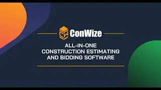 ConWize is a cutting-edge, cloud-based Construction Estimating & Bidding Automation Platform