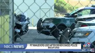 Pit maneuvers used after driver evades police in Medford