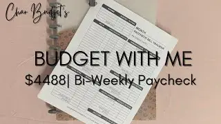 $4488 | Budget with Me | Bi-Weekly Pay #budgetwithme #money #paycheckbudget #monthlybudgetplanning